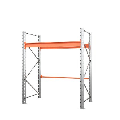 Стеллаж паллетный 2000х1800х1100 мм. Ярусы: пол+1