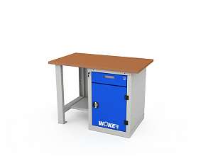 Верстак однотумбовый WOKER PRO 1002.1200