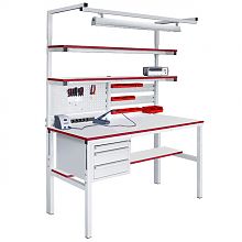 Стол металлический промышленный СП-1800х900 ESD