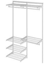 Гардеробная система Практик Home. Optima G120 белая