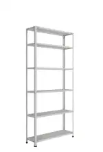 Стеллаж СТ-012 2200х1000х300, 6 полок цинк, нагрузка 140