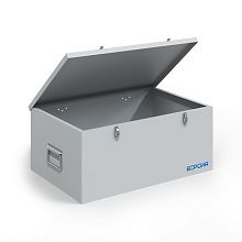 Ящик металлический для ветоши с крышкой ДВ-600-2