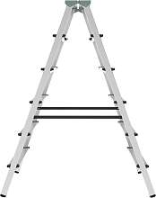 Стремянка алюминиевая двухсторонняя NV1120.6