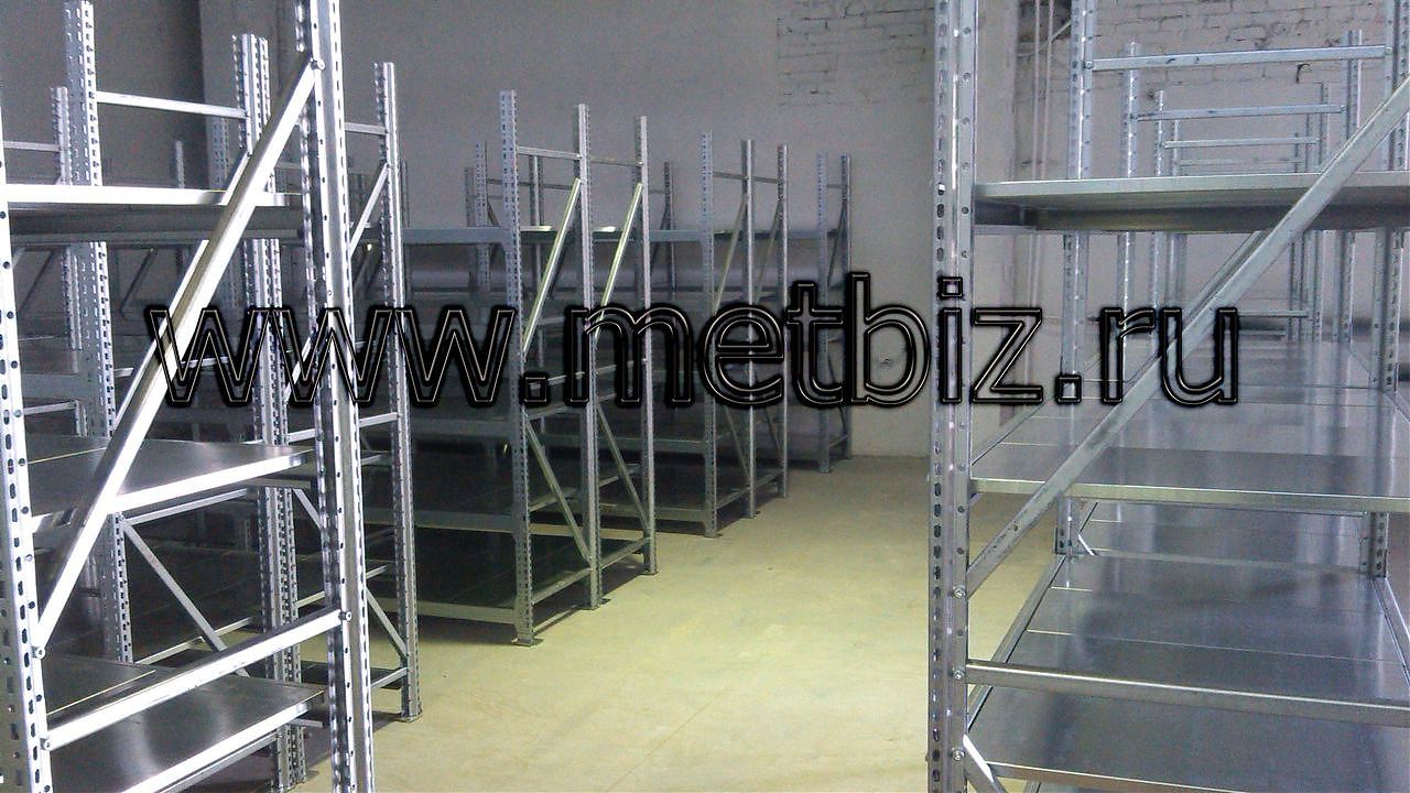 Среднегрузовые стеллажи для крупного завода комплектующих для автопромышленности