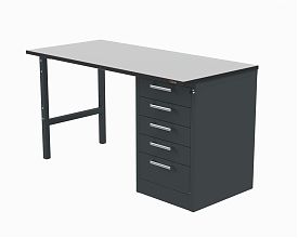 Стол рабочий 1200х700 мм 41.Т.С5 ESD (RAL7035)