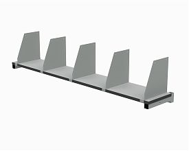 Разделители для верхней полки 300 мм (комплект 5 шт, RAL7035)