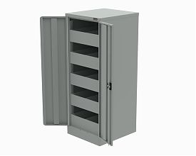 Шкаф для инструмента 1400x605x530 мм (RAL7035) ESD