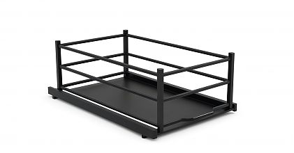 Стеллажный модуль усиленный широкий, высокий борт 500 мм (СМУШ-ВБ 500) Стеллажный модуль усиленный широкий, высокий борт 500 мм (СМУШ-ВБ 500)