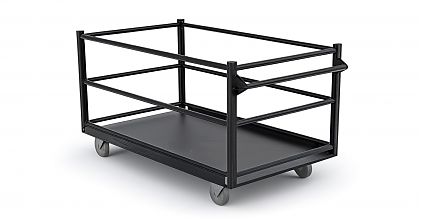 Выкатной модуль усиленный широкий, высокий борт 500 мм (ВМУШ-ВБ 500) Выкатной модуль усиленный широкий, высокий борт 500 мм (ВМУШ-ВБ 500)