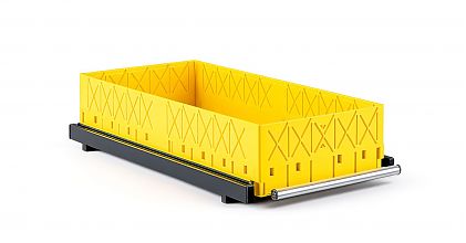 Стеллажный модуль усиленный, высокий борт (СМУ-ВБ) Стеллажный модуль усиленный, высокий борт (СМУ-ВБ)