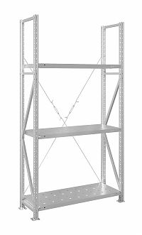 Стеллаж MS U 300x70x50/3 (Нагрузка на полку 300, перфорированная)