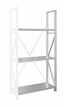 Стеллаж MS U 300x120x100/3 (Нагрузка на полку 300, сплошная) ДС