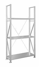 Стеллаж MS U 250x150x30/3 (Нагрузка на полку 150, сплошная)