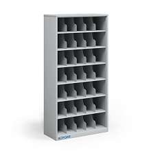 Металлический шкаф для противогазов ХПГ-35, без дверей